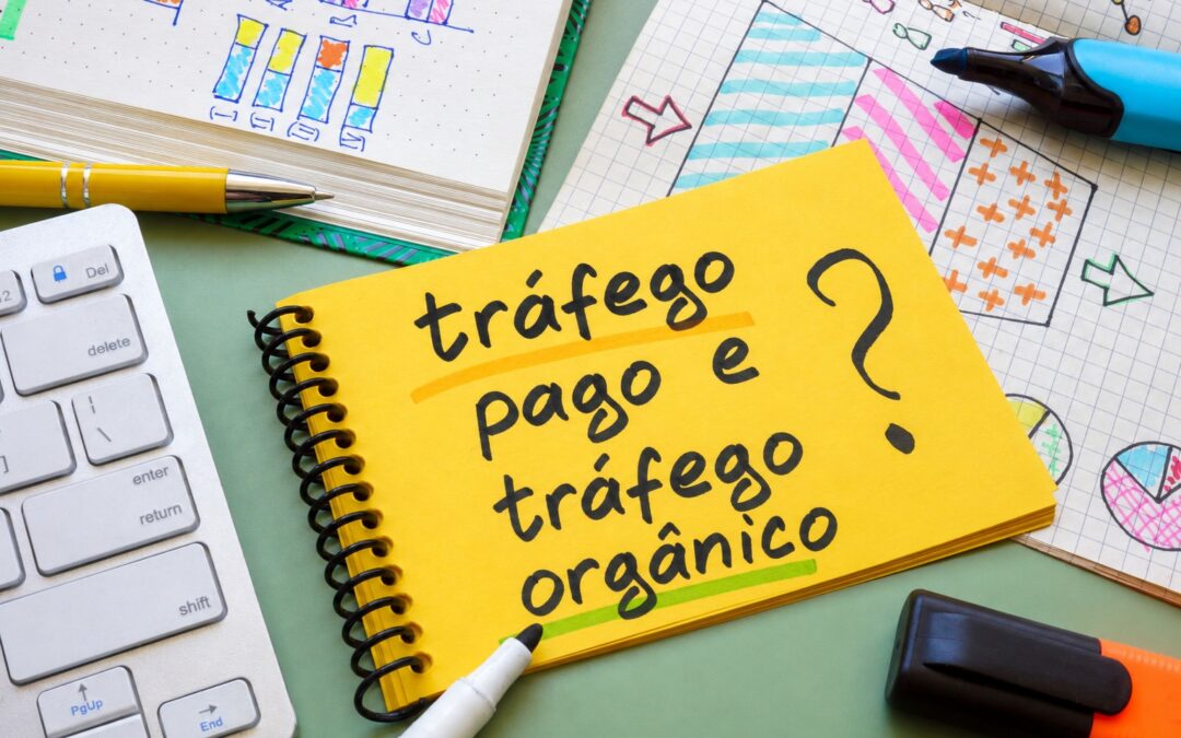 tráfego pago e tráfego orgânico