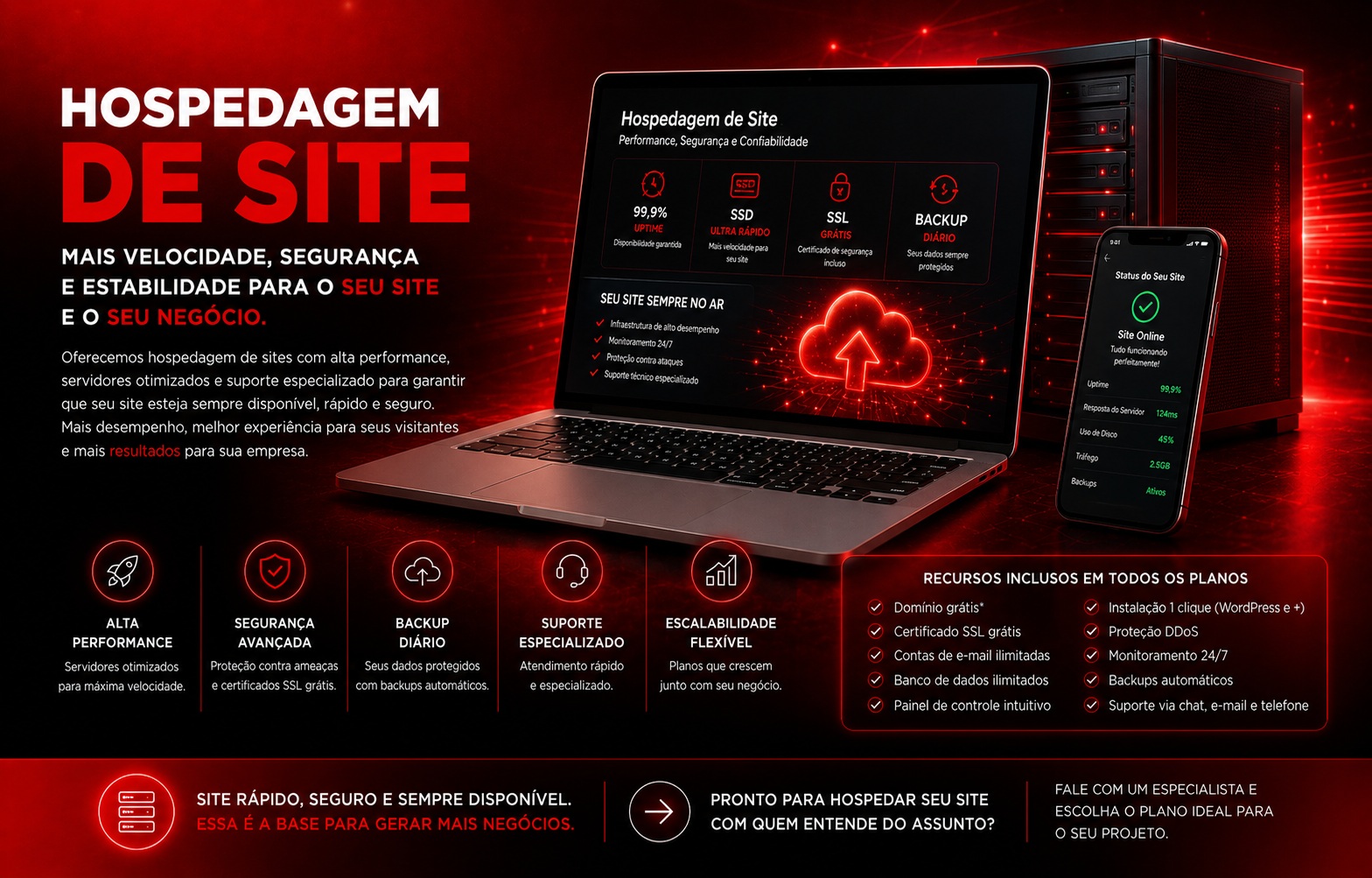 Hospedagem de Site 